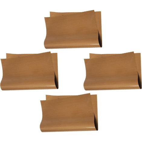 Lurrose 4 feuilles Lot de Tapis de Cuisson Réutilisables Ptfe Antiadhésifs et Résistants Chaleur pour Plaques Pâtisserie et Accessoires Four Faciles à et Polyvalents'-'- (1/5)