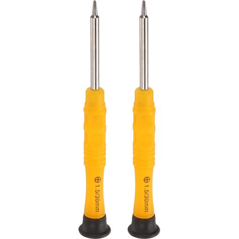 2 pièces PH3 Mini Tournevis 3mm Tige Tête Cruciforme Jaune (1/5)