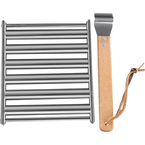 Dog Grill Roller Edelstahl Rost Lebensmittelkontakt Roller