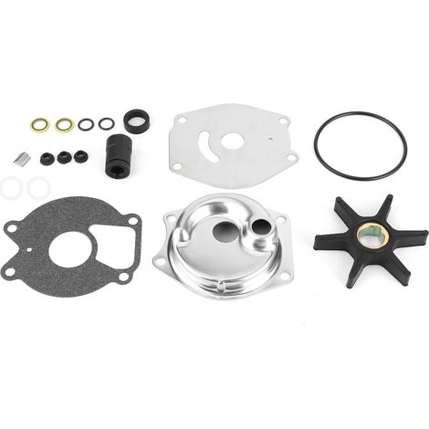 Kit de réparation pompe à eau hors-bord 46-99157T2, remplacement compatible Mariner 9.9 15CV, pale d'impulseur, joint complet, pièce moteur bateau. (1/5)