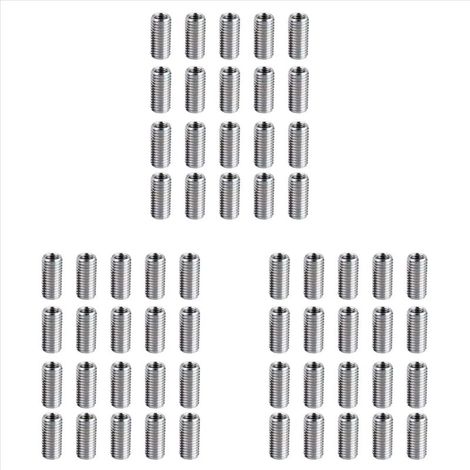 Packung mit 60 Gewindereduziermuttern, M8-Außengewinde-auf-M6-Innengewinde-Reduzieradapter (1/4)