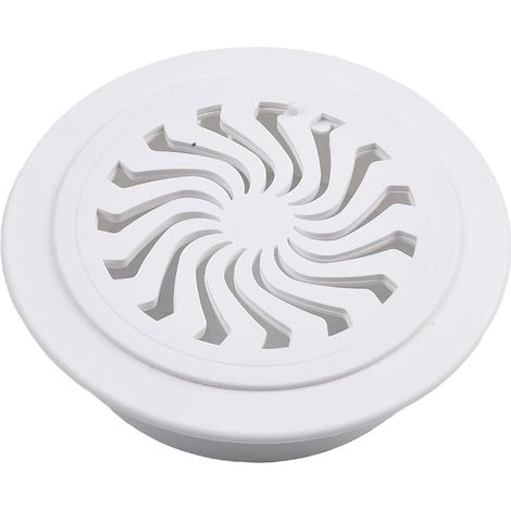 Rejilla de ventilación redonda de plástico PP para pared, 100 mm (100 mm) (1/5)