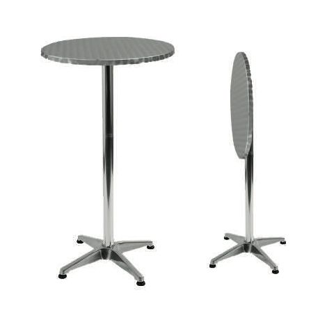 TAVOLI BAR ALU ROUND UP 60XH110CM