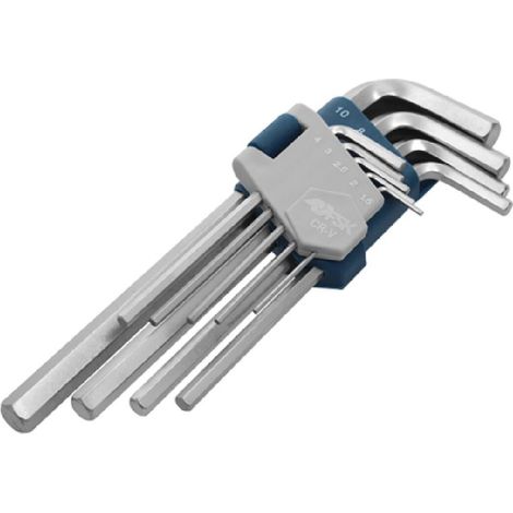 Set Chiavi Allen Ferrestock 1,5 - 2 - 2,5 - 3 - 4 - 5 - 6 - 8 - 10 mm 9 pcs (1/2)