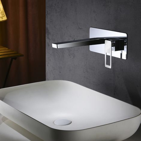 Imex - Grifo Monomando Lavabo Empotrado Cromado Serie Suecia (1/2)