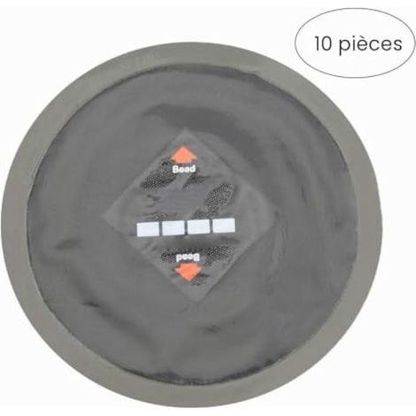 Patch de Réparation de Pneu,10 Pièces 90 Mm de Réparation de Crevaison de Pneu en Caoutchouc Naturel de Voiture,rustine Pneu Voiture Puncture Repair Patches (1/3)