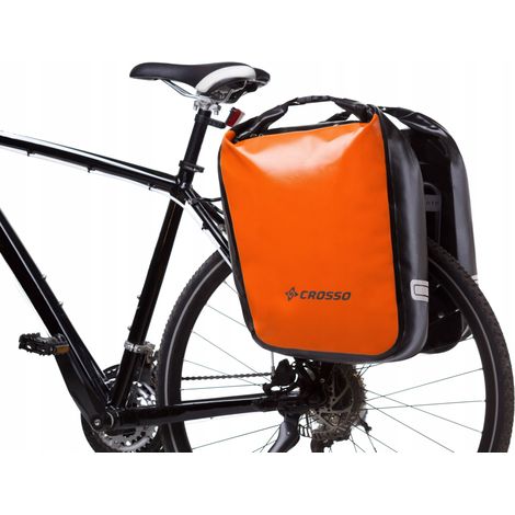 Borse laterali per bicicletta Crosso Dry 60 Sistema Crosso Arancione (1/5)