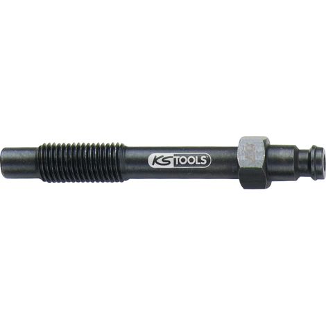 KS Tools - Adaptateur pour injecteurs, M10x1,25 avec filetage extérieur, longueur 82 mm - 150.3668