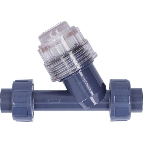 Y-Sieb mit geringem Widerstand, vielseitig einsetzbar, längerer Filter, Gartenwasserrohrfilter für Aquarien (1/5)