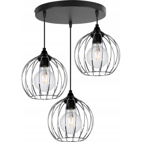 Suspension, plafonnier filaire, chromé, LED (1/5)
