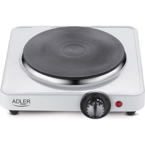 Cuisinière électrique Adler AD 6503, 1500W, plaque de cuisson 1 brûleur, foyer 185 mm (1/5)
