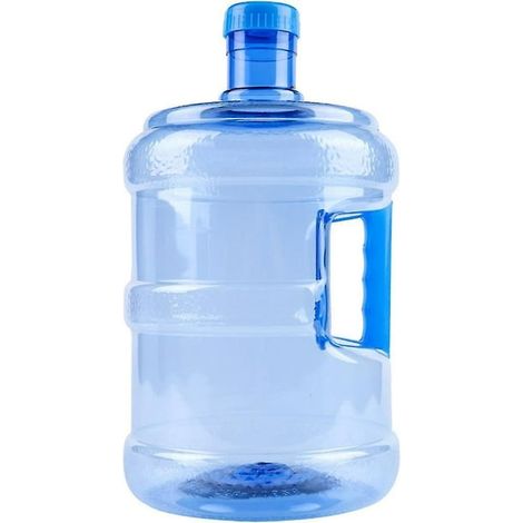 Bouteille d'eau 20L pour fontaine, jerricane réutilisable pour stockage et distribution d'eau potable, grand réservoir avec bouchon, pack de 2. (1/4)