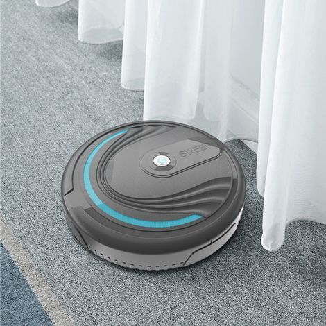 Automatischer, intelligenter Saugroboter für Hartböden, Fliesen, Tierhaare und Teppiche, kabellose Hausreinigung (1/5)