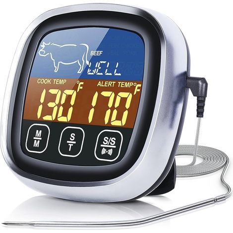 Thermomètre numérique à viande pour fumoir et barbecue de cuisine (1/5)