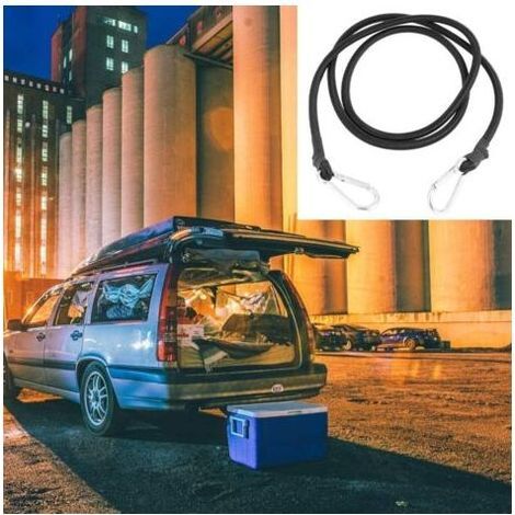 2m Long Tendeurs avec Crochets Tendeurs Elastique avec Crochets Extra résistants Expander Tendeurs pour Baches, Vélo, Voiture, Luggee Fixation (1/4)