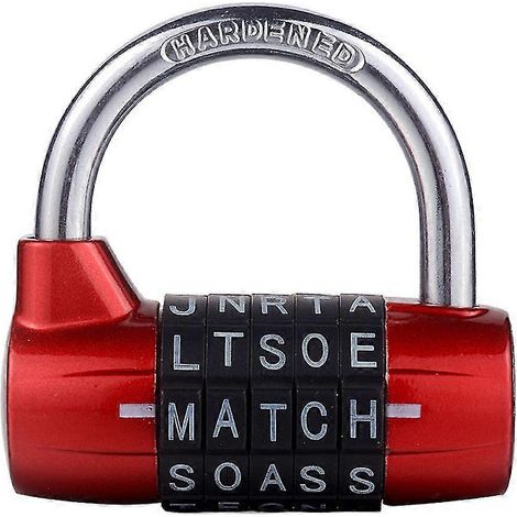 Cadenas de casier personnalisable - Cadenas à combinaison - Casier de sport - Clôture - Boîte à outils (1/5)