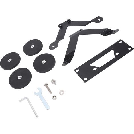 Support de voiture pour mini-antenne parabolique, gain de place, forte adsorption, kit de montage pour antenne parabolique portable (1/5)