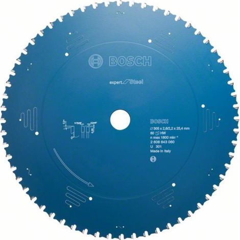 Bosch Expert for Steel hoja sierra circular 305 mm