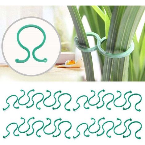 200 Stück Gartenclips Wiederverwendbare Tomatenclips für Kletterpflanzen - S  FLITI