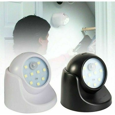 360 Degree Outdoor Garden Motion Sensor Le-Black Security