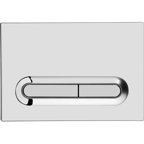 Placa de activación - VitrA 740-0780 - Cromada - Control por botón de presión - Plástico duradero