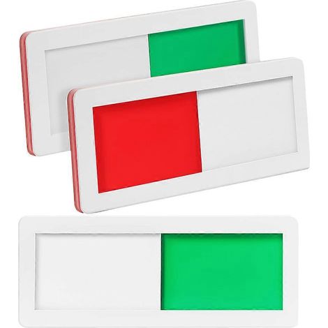 Indicateur de porte coulissante d'hôtel indiquant le statut d'occupation ou de vacance de la chambre, lot de 9 (1/5)