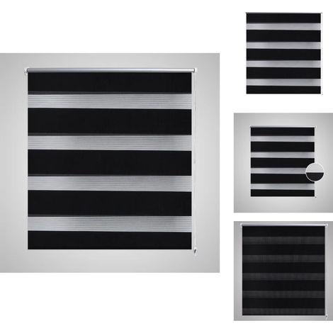 Jalousien & Rollos - Doppelrollo 60 x 120 cm schwarz (1/5)