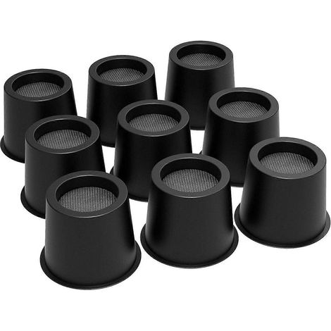 Ensemble de 4/6/9 pièces de coussins rehausseurs de meubles, support robuste de 4 pouces, convient aux lits, chaises et canapés, conception empilable, supporte jusqu'à 1500 lb, disponible en plusieurs (1/5)