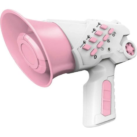 Tragbarer pinkfarbener Sirenen-Megafonlautsprecher (1/5)