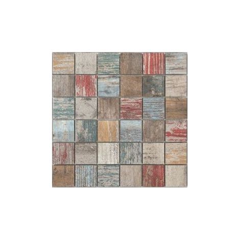 KEG17005 – Carrelage imitation parquet 29,5 x 29,5 cm – Céramique mix – Anti-dérapant R10 – PEI 4 – Barwolf (1/2)
