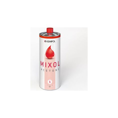 ACETONE PURO KEMIPOL DA LT.1. Prezzo per 1 pezzo.