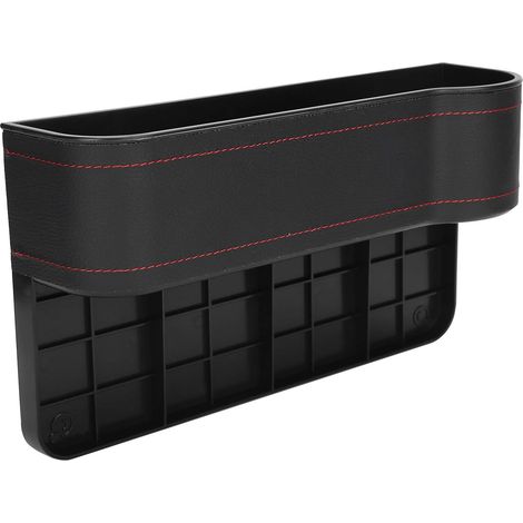 Car Seat Filler Organizer, Front Seat Storage Box, Minimalist Console Side Pocket Cup Holder, Black (1/5)