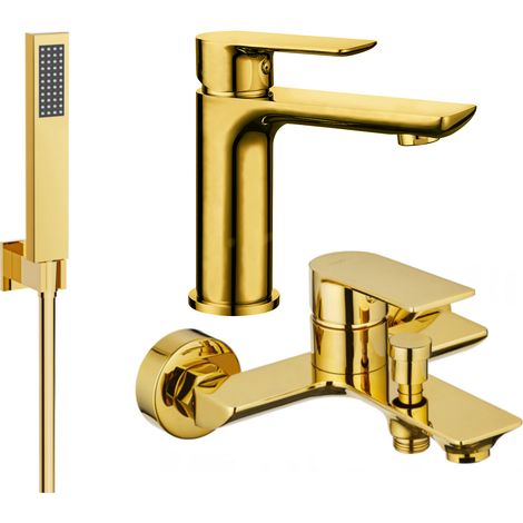 Mexen Alfa R02 set da bagno, oro - 745703R02-50 (1/4)