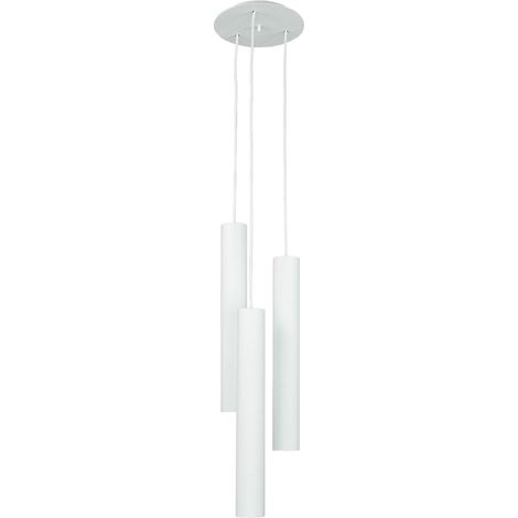 Hängelampe Weiß 3-flmg Wohnzimmer Leuchte EYE