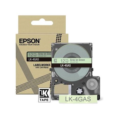 Epson LK-4GAS Gris, Vert clair