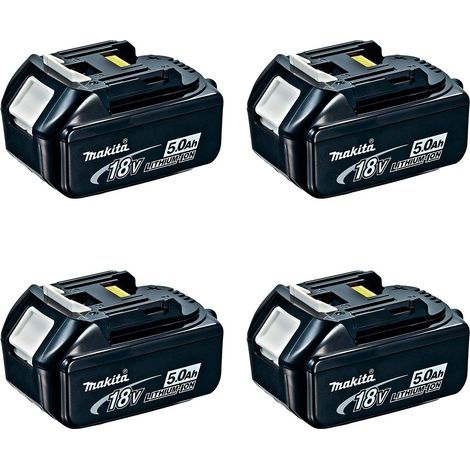 Pack mit 4 baterías MAKITA BL1850 (18V - 5,0 Ah)