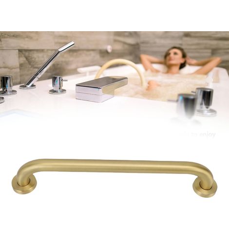 Rutschfester Sicherheitsgriff für Badewanne/Dusche, hohe Belastbarkeit, geneigte/vertikale Wandmontage, Wandhaltegriff, solides Edelstahl-Verankerungssystem, für Senioren und alle Benutzer - Komplette (1/5)