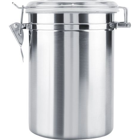 Stainless Steel Coffee Container, Vacuum Sealed Storage Jar for Sugar Tea Beans, Large Capacity Eco-Friendly Kitchen Organizer for Home Office (XL) (1/4)