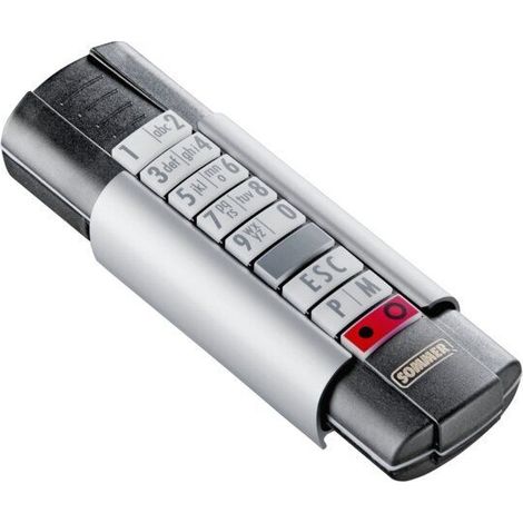Sommer Handsender Telecody Courier - 10 Zugangscodes - inkl. Halterung - S12829 (1/2)
