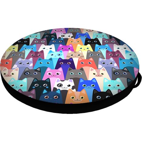 Katzenbett / Matratze aus elastischem Schaumstoff, Ring 40 cm, Miau (1/3)