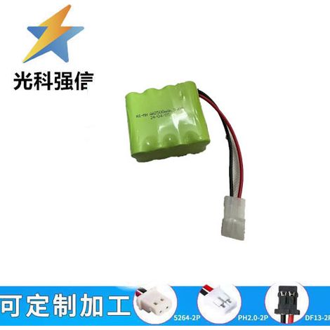 Nagelneue 9,6V AA 2500mAh Ni-MH-Akkus (NI-MH) für medizinische Geräte und Spielzeug, doppellagiges Design.