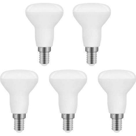 Ampoule LED R50 E14 5W, R50 LED E14 Réflecteur Équivalent Ampoule Incandescente E14 40W, Blanc Froid 6500K 550LM, Non Dimmable, Lot de 5