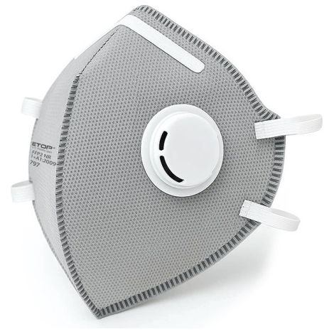 Mascarilla plegable vertical carbón FFP2 NR serie EMÉ SAFETOP