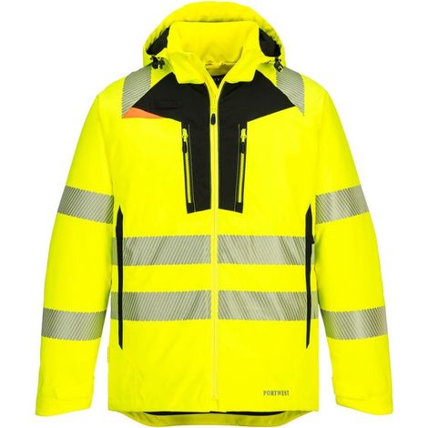 Parka Hv Dx4 Couleur : Jaune/noir Taille Xxl - Portwest (1/2)