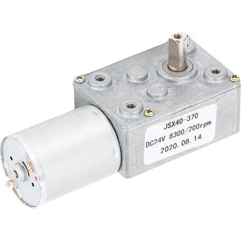 Turbinenmotor, Schneckengetriebemotor, selbsthemmend, Drehzahlreduzierung, Mikro-Elektromotor, 200 U/min, 24 V DC (1/5)