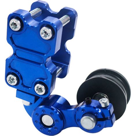 Tendeur De Chaîne - Alliage D'aluminium - Pour Moto Modifiée - 522 G - Noir Rouge Or Bleu Argent (1/5)