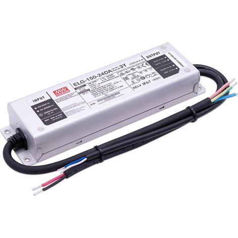 Mean Well ELG-150-24DA-3Y LED Netzteil dimmbar DALI 150W 24V 6.25A IP67 Schaltnetzteil CV (1/4)