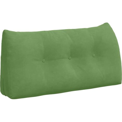 Back Pillow Light Green 100 x 24 x 50 cm Velvet vidaXL