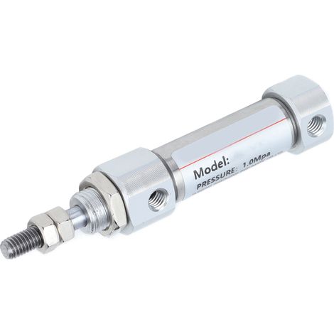 Vérin Pneumatique Mini en Acier Inoxydable pour Machine de Sérigraphie M5x0.8PB10x25 (1/5)