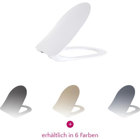 Creavit WC Sitz Duroplast Softclose Quick Release mattweiß Edelstahlscharniere Creavit WC Sitz Duroplast Softclose Quick Release mattweiß Edelstahlscharniere (1/4)